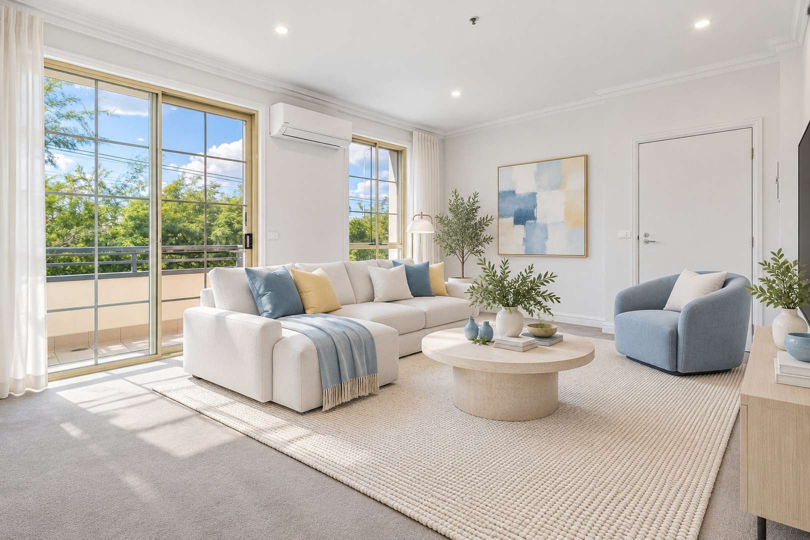 Spacious and bright two-bedroom apartment