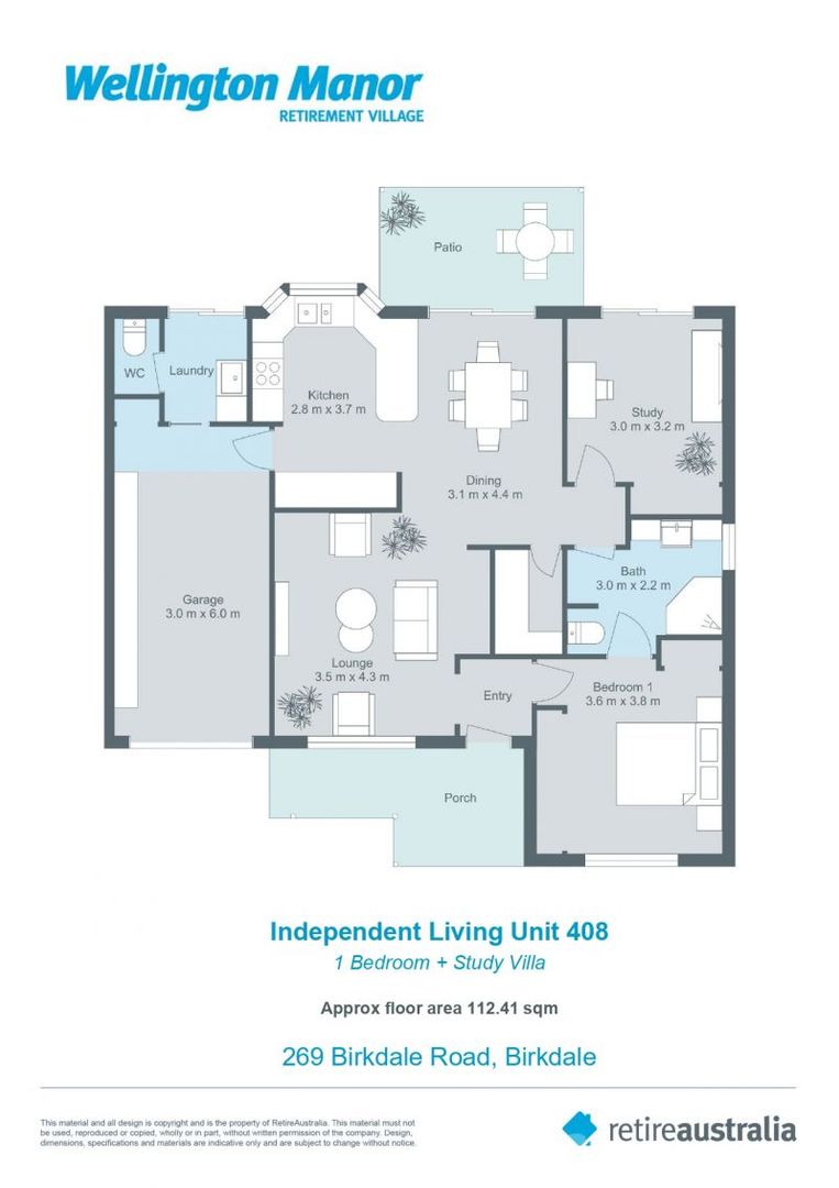 Friendly and social community with spacious villas!