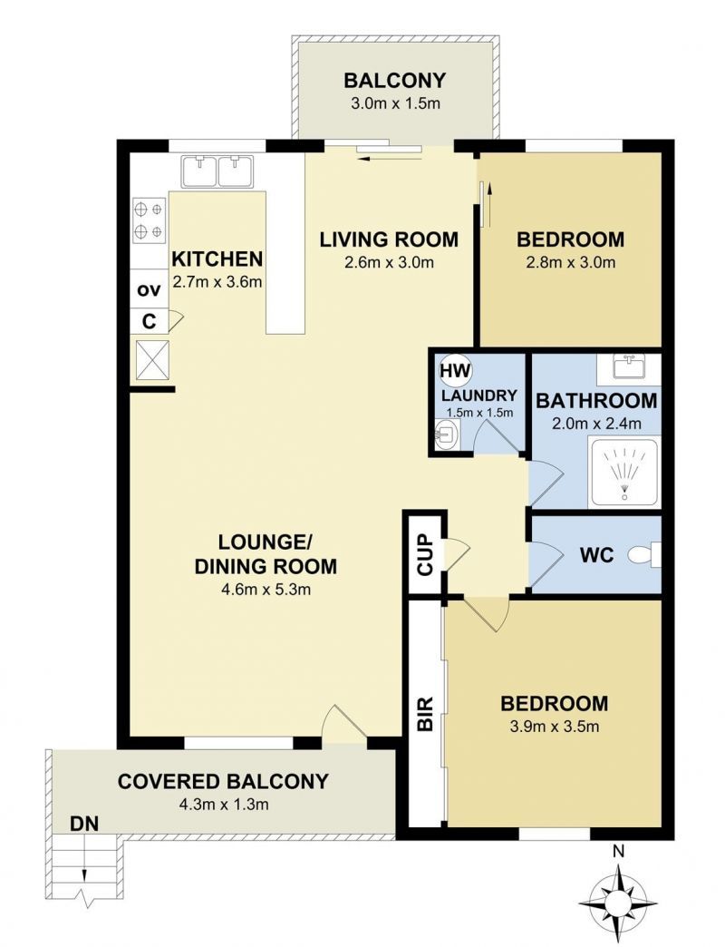 Open Plan Living with Views
