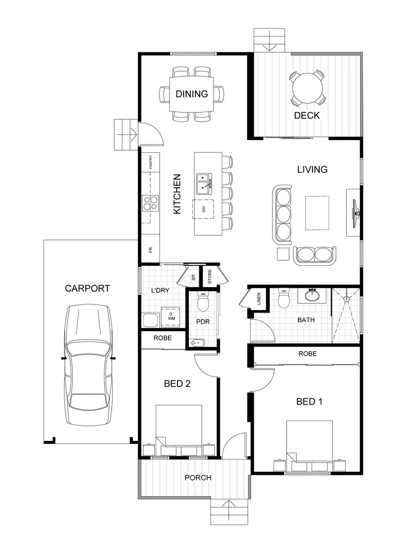 Modern Space, Effortless Flow. Lot 83, move in June!