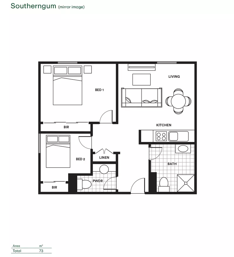 Light-Filled Serviced Apartment with Leafy Views