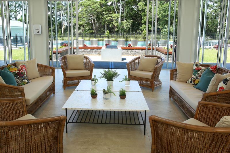 Spacious, light-filled living at Plantations