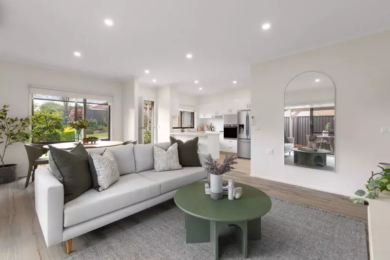 North-facing two-bedroom villa with private backyard