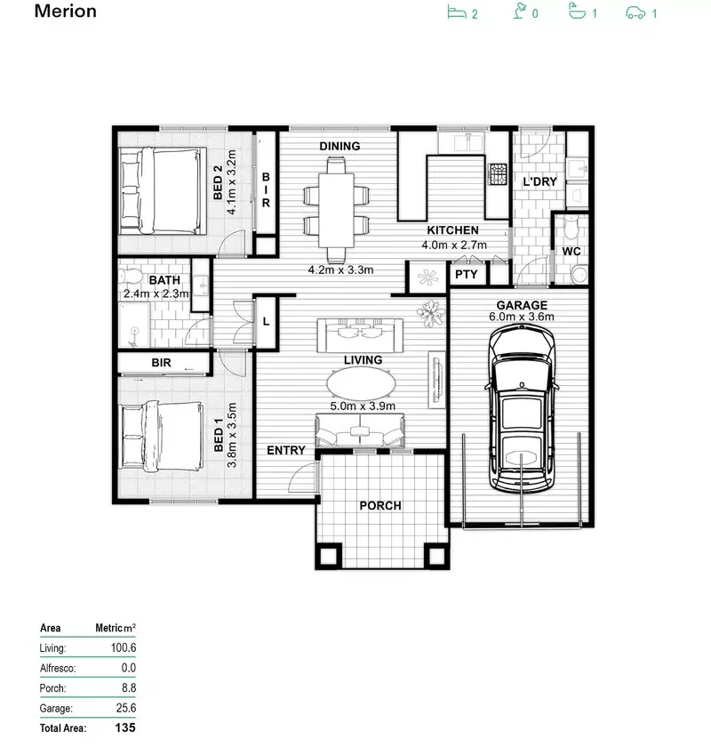 Stylish Villa with Private Garden and Premium Position