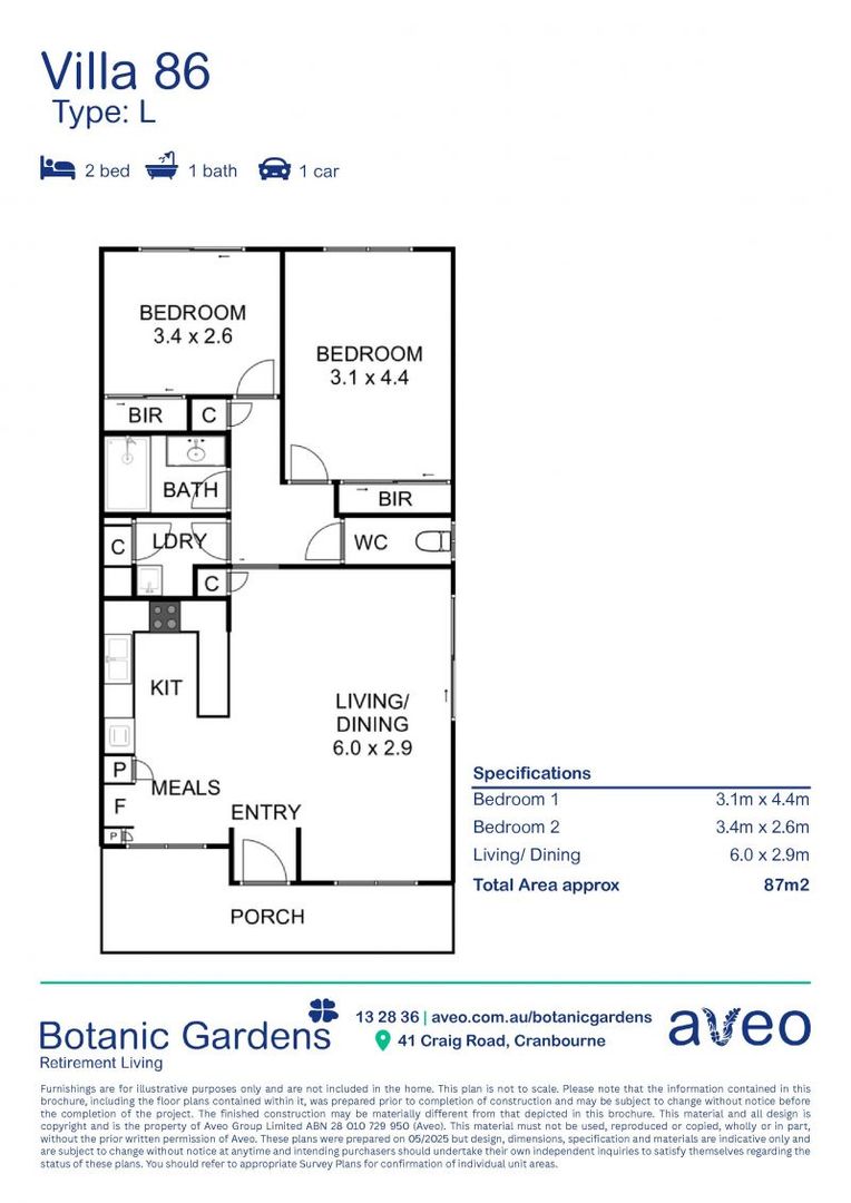 Newly refurbished 2-bed unit with open-plan kitchen