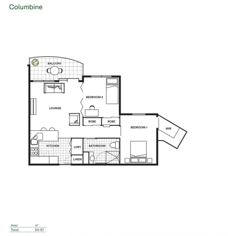 Modern Open-Plan Apartment with Balcony
