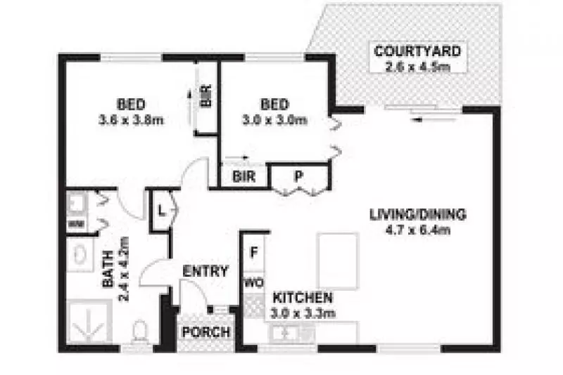 Stunning ground level unit with garden access