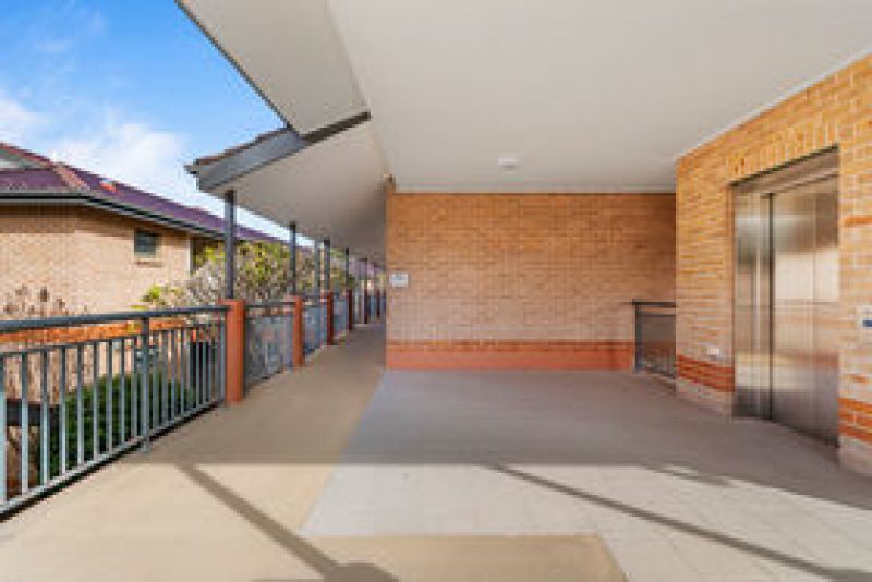East facing first floor unit with lift access