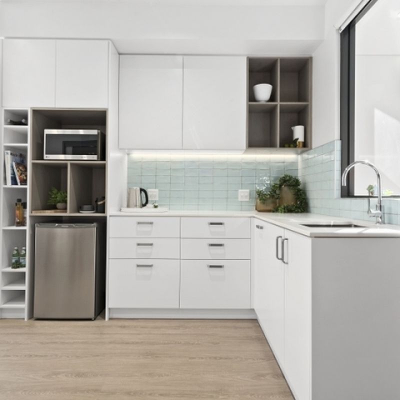 Easy lift access and gorgeous light filled corner apartment