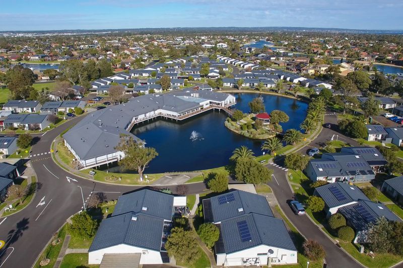 2 bed home with covered outdoor entertaining area