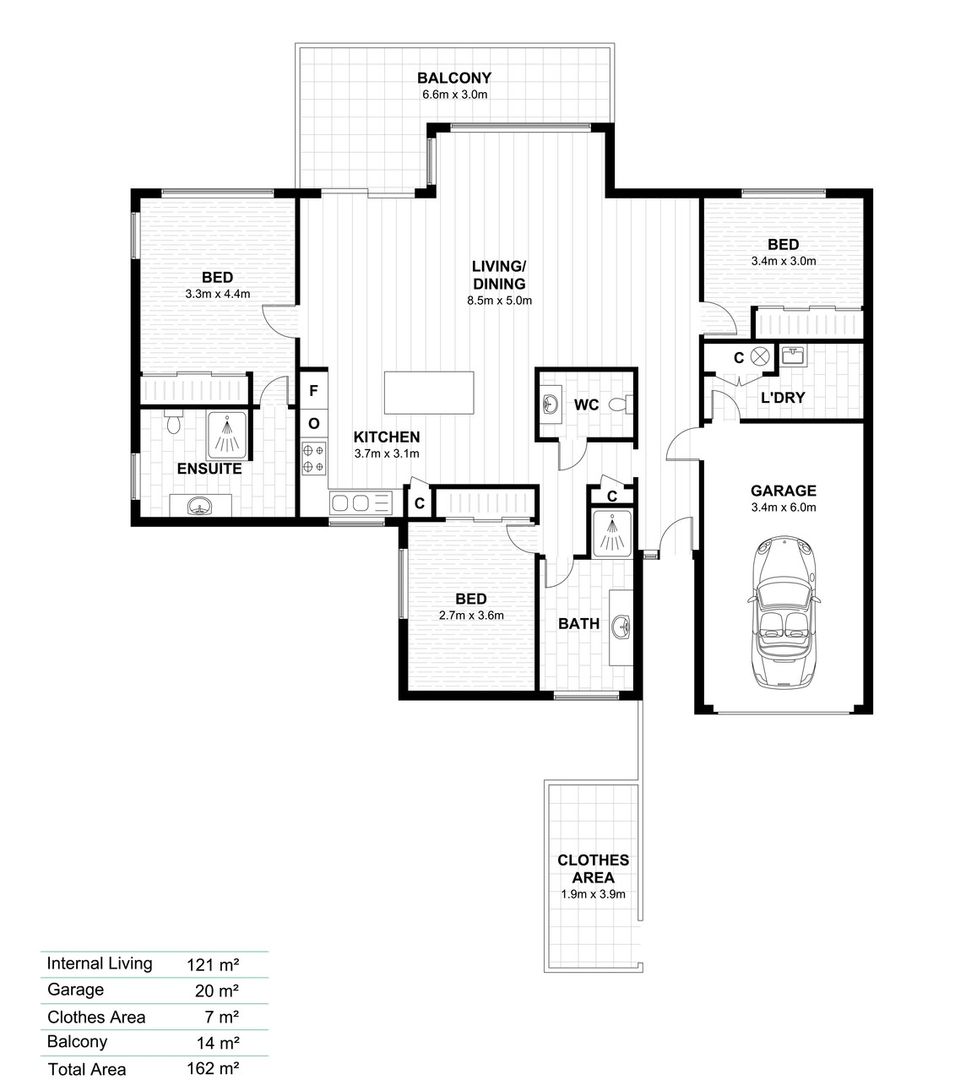 A Rare Three-Bedroom Opportunity