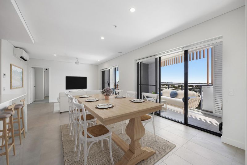 Top-Floor Living with Water Views