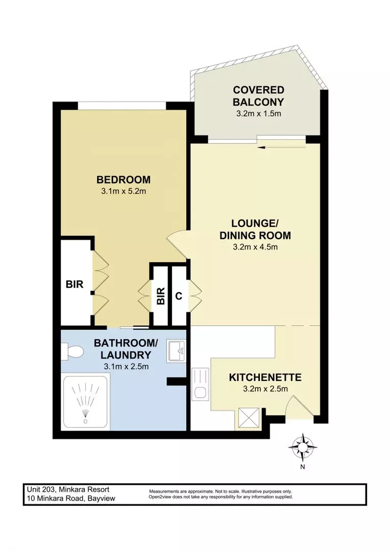 Beautiful ground-floor one-bedroom apartment