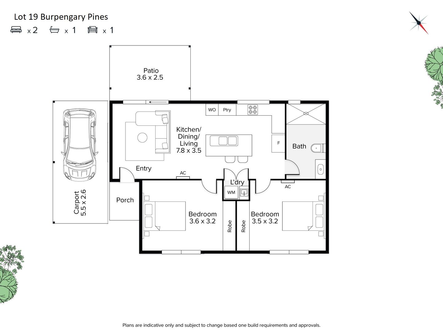 Near New Home Backing Onto A Green Open Space