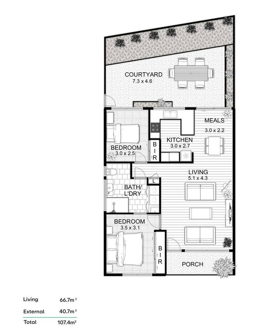 Relaxed Living, Modern Finish