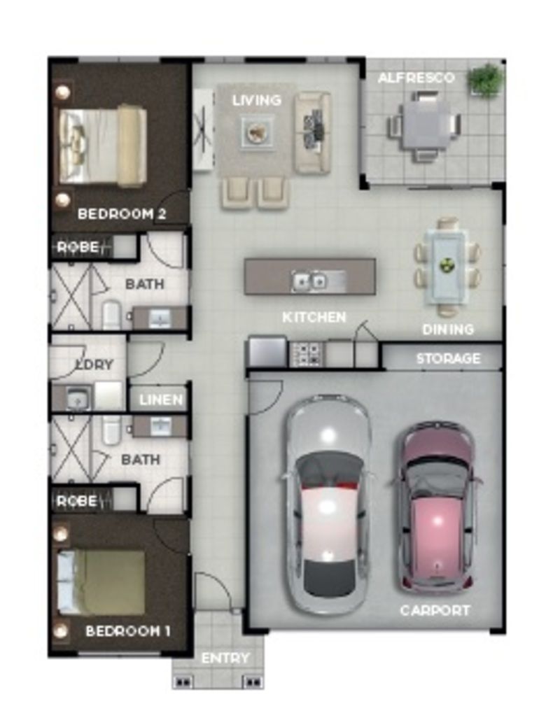 Brampton is brand new home bursting with features