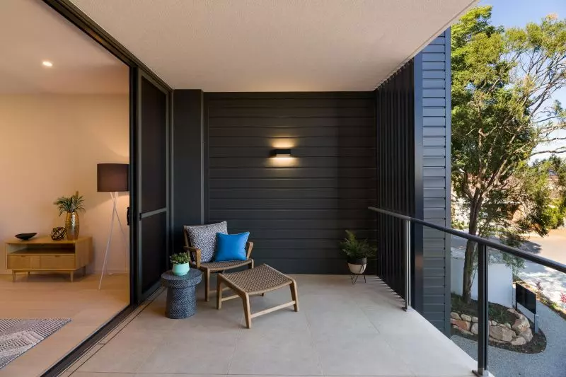 Modern two-bedroom apartment with ensuite and balcony