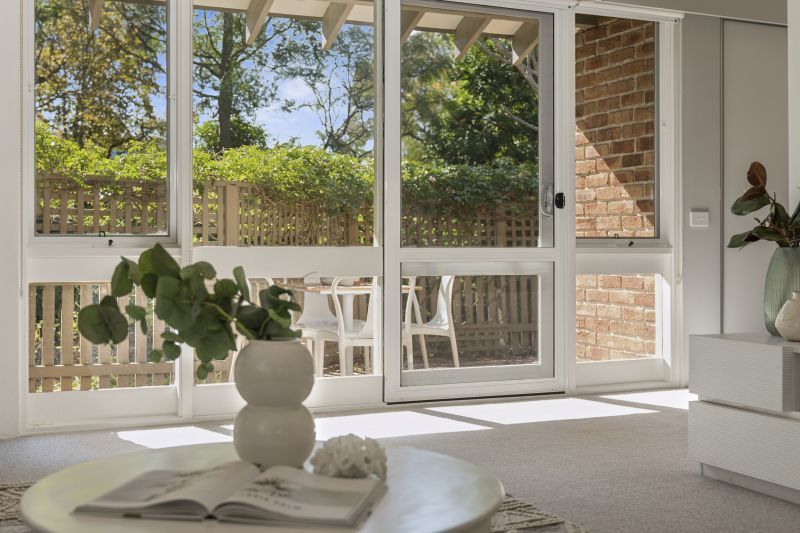 Fully renovated cottage-style retirement unit basks in warm north aspect