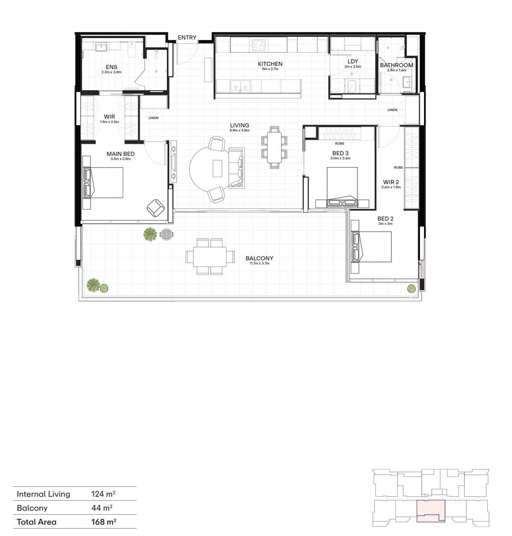 Perfect Apartment for Sophisticated City Fringe Living – Contact Sales Manager