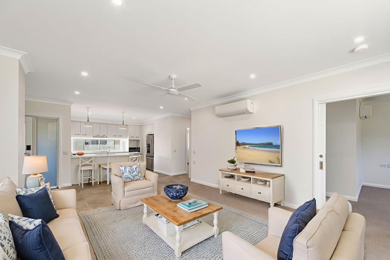 Serene retirement living with scenic golf course outlooks