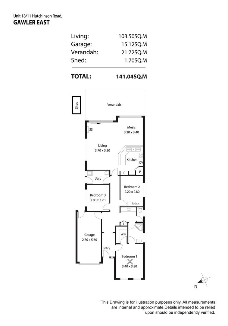 Three Bedroom Unit in Attractive Village