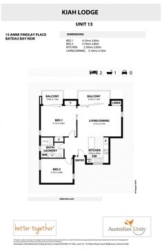 Over 55's 2 Bedroom, One Garage Upper Level Unit!