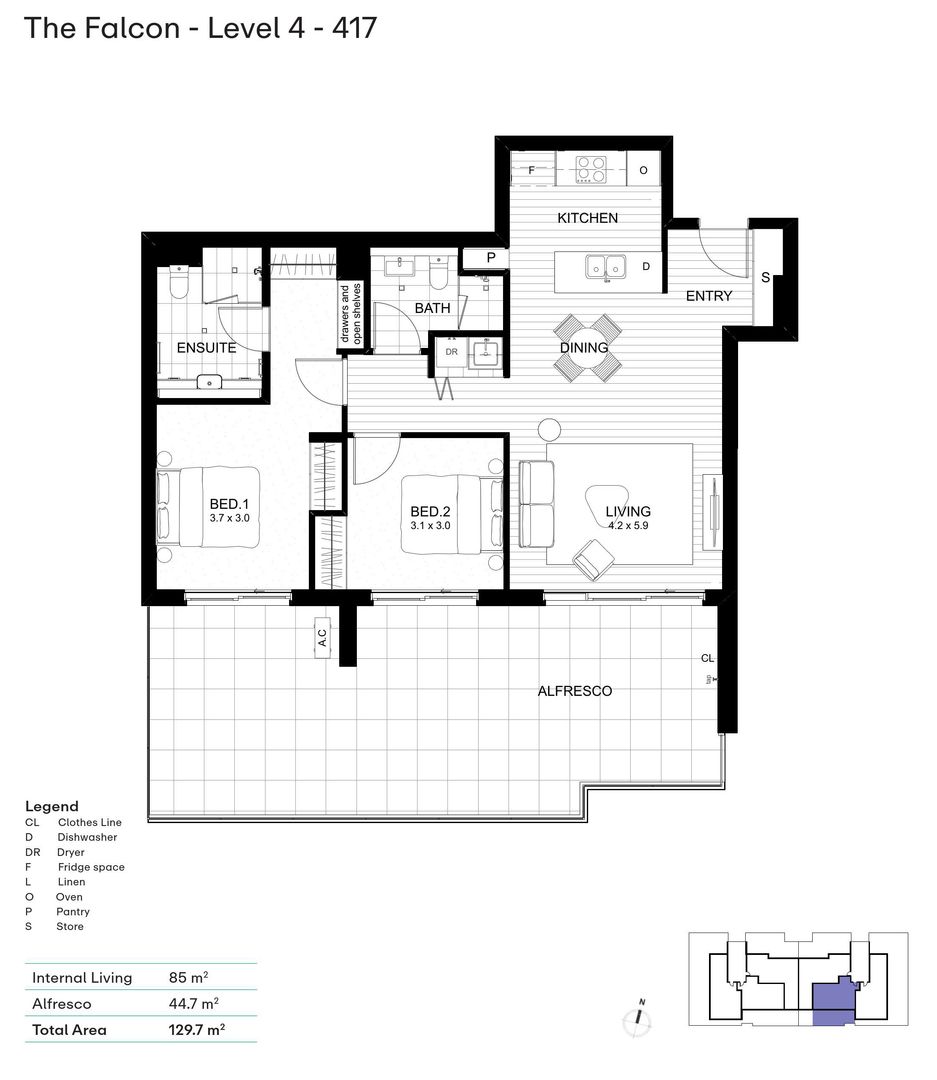 North-Facing Retreat - 'Eagle' Floorplan Design