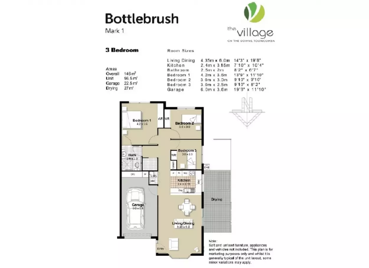 2 & 3 Bedroom Independent Living Villas in Toowoomba