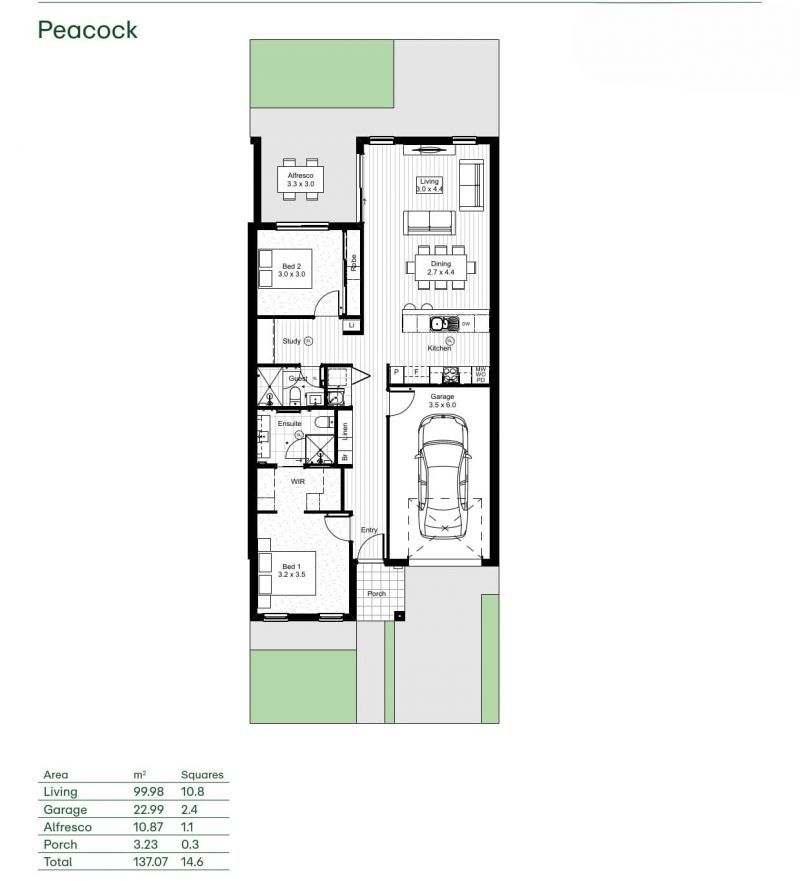 Private 'Peacock' Design Villa Living Near Clubhouse