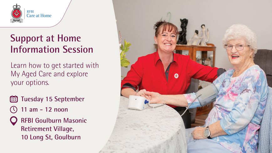 Free Community Information Session: Navigating Support at Home in Goulburn