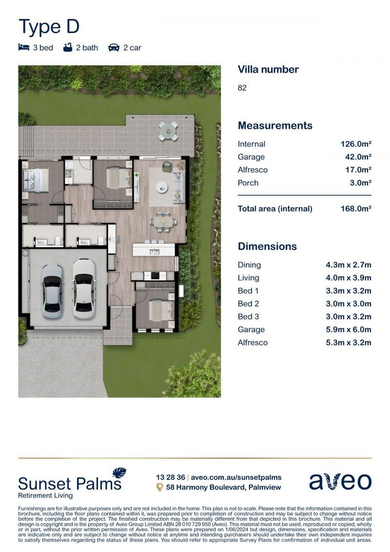 Downsize without sacrificing space or style - last 3-bedroom villa remaining!