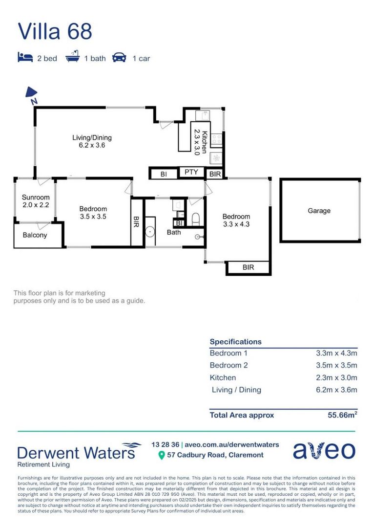 Modern villa with views of Bilton Bay