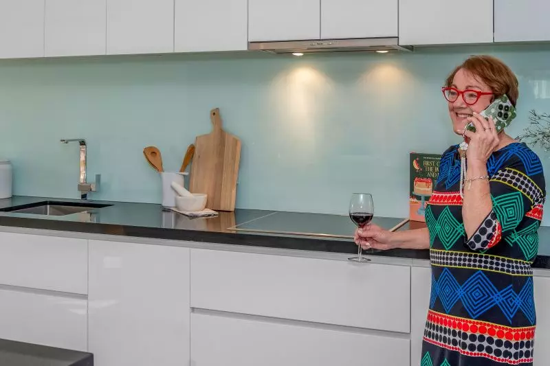 Stylishly updated two-bedroom plus study villa with delightful garden