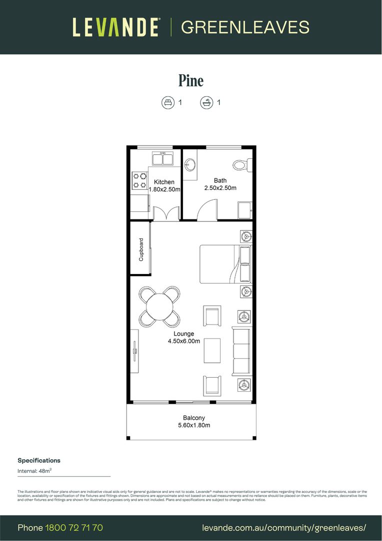 One Bedroom | Unit 49