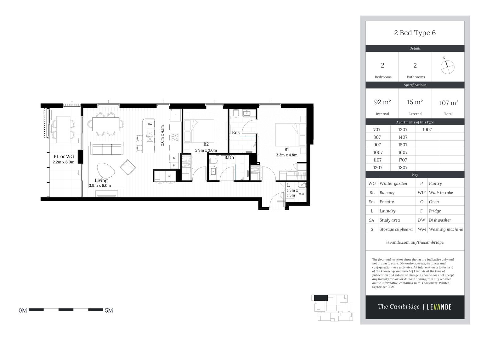 Two Bedroom Apartment