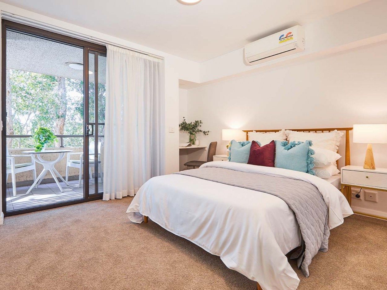 A welcoming village within the village of Mosman. Newly refurbished - #57 is a lovely 1-bed apartment on level 4 in Uniting The Garrison Village