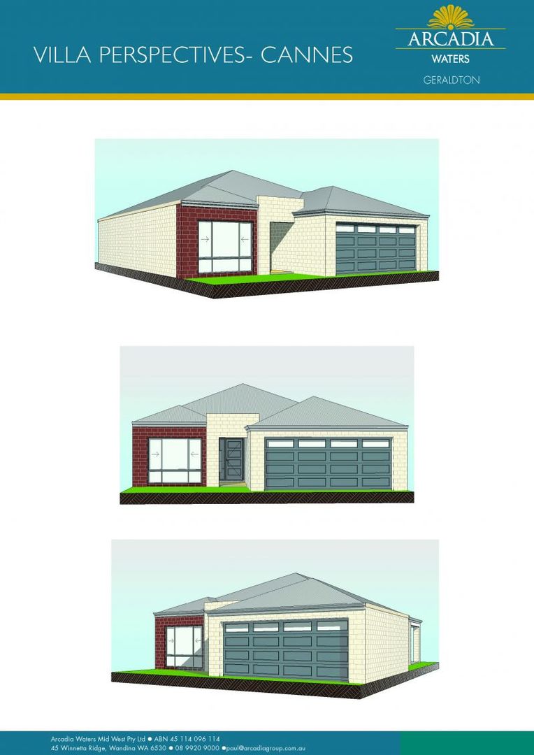 ARCADIA WATERS GERALDTON - New 'CANNES' Design in Stage 3