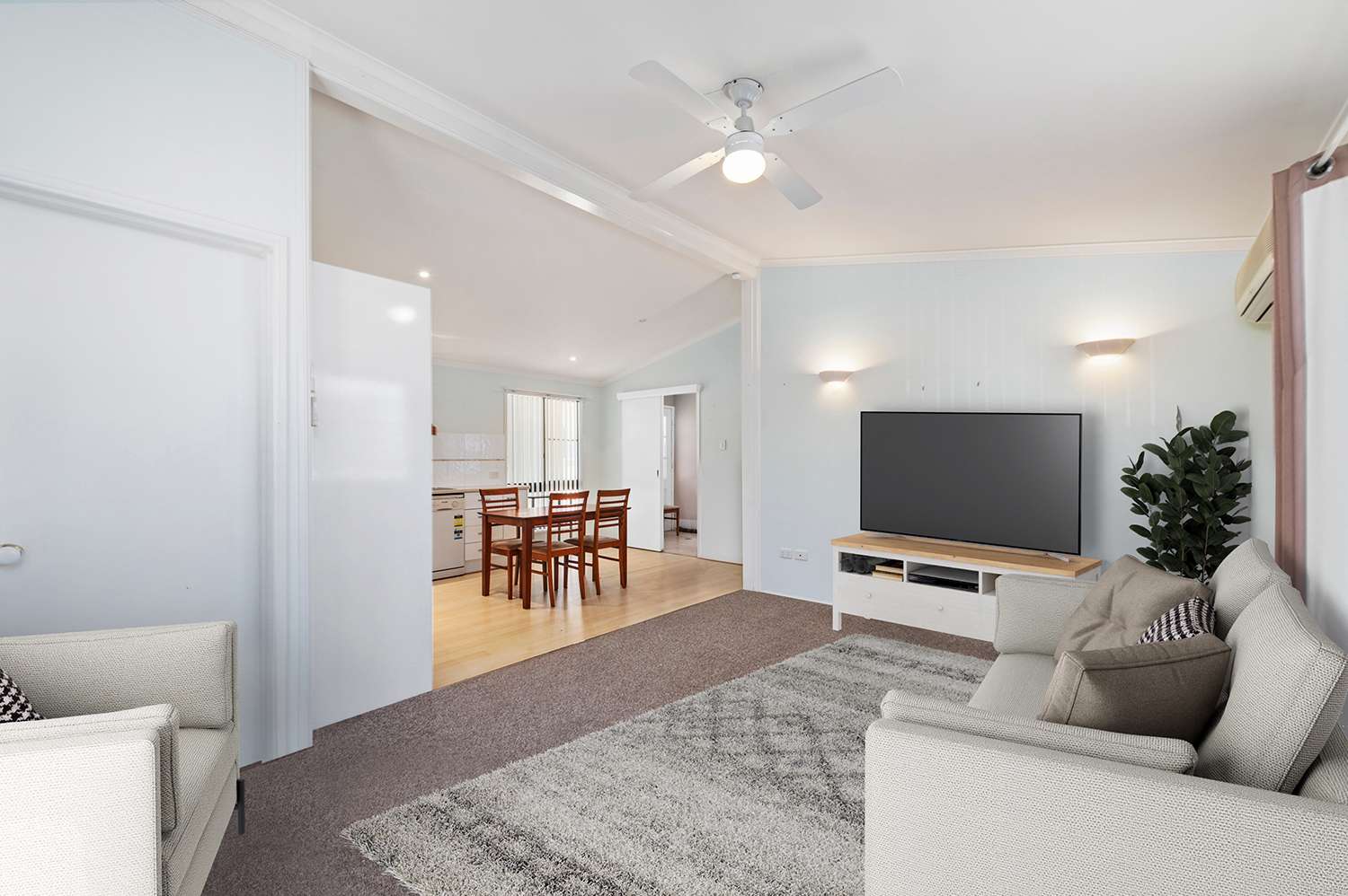 SOLD - So close to all facilities - Sunny rear courtyard - High, raked ceilings