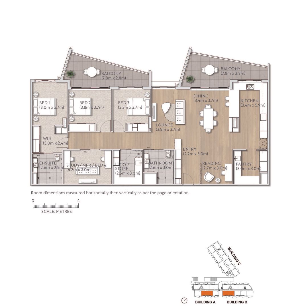 The largest floorplan built - Only one apartment remaining!