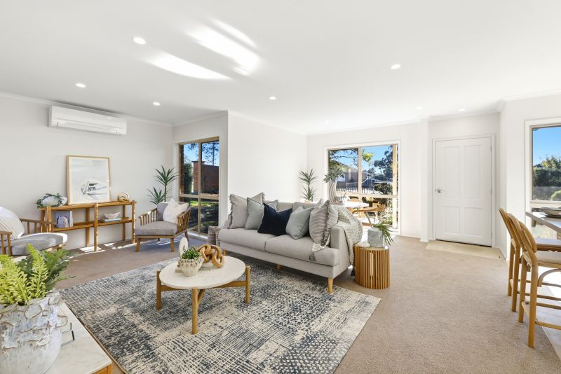Rare north-facing corner home with garden views