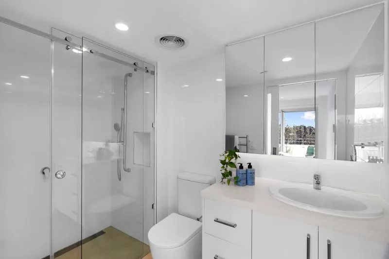 North-facing two-bedroom apartment