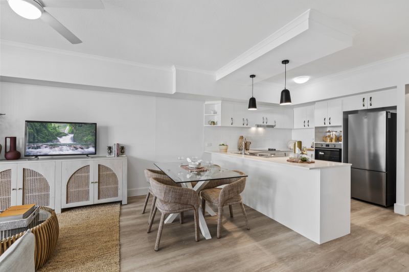 Relaxed bayside living in a two-bedroom apartment