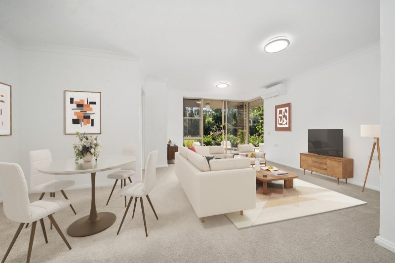 Centrally located ground-floor villa