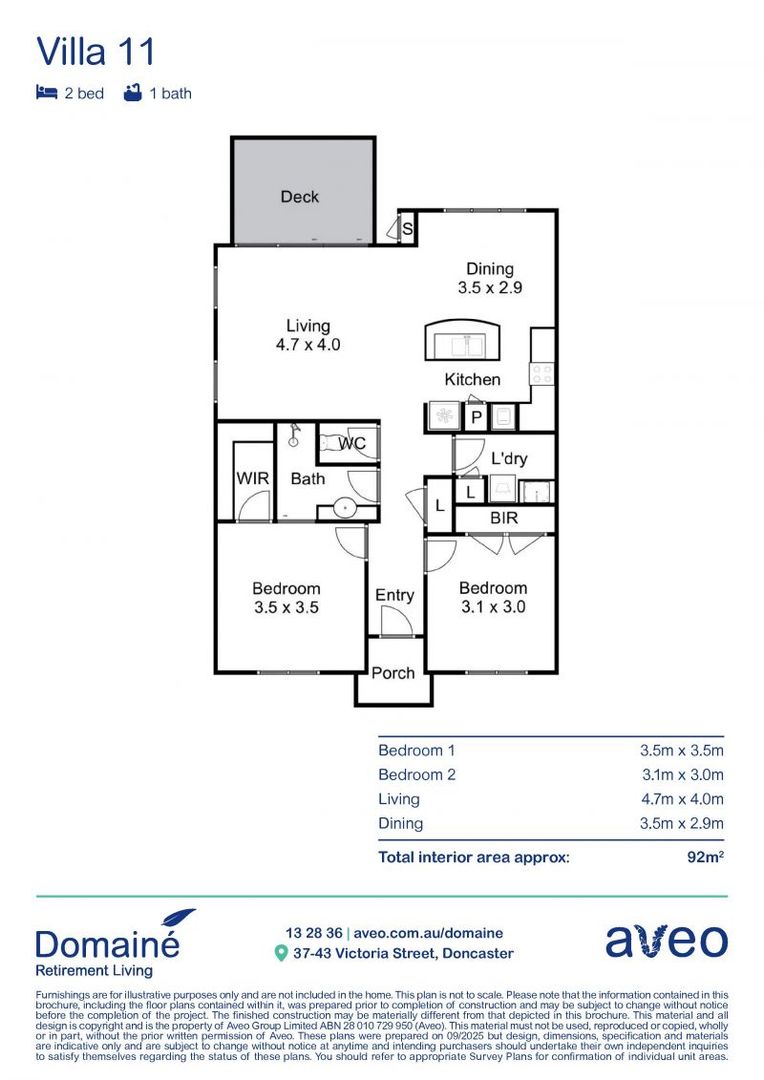 The epitome of comfortable retirement living