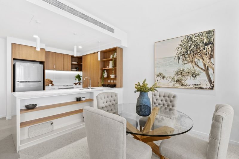 Bright and spacious, two-bedroom apartment with scenic views