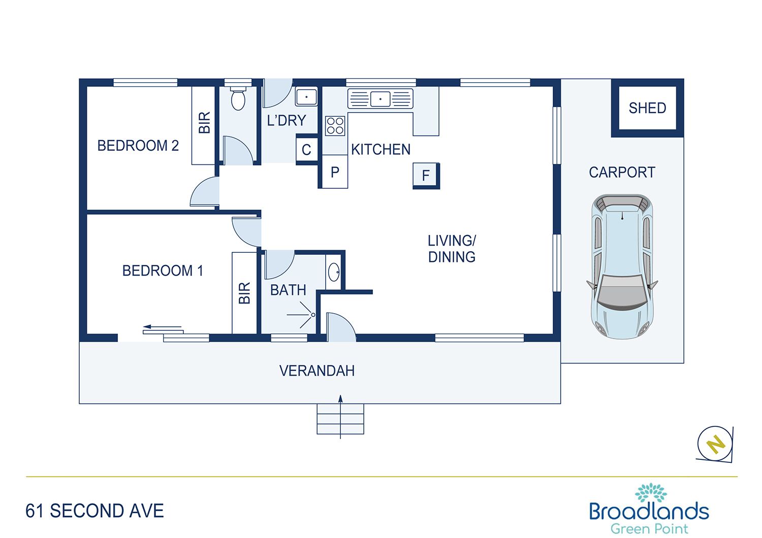 Space Aplenty - Two Double Bedrooms - Full Length Veranda