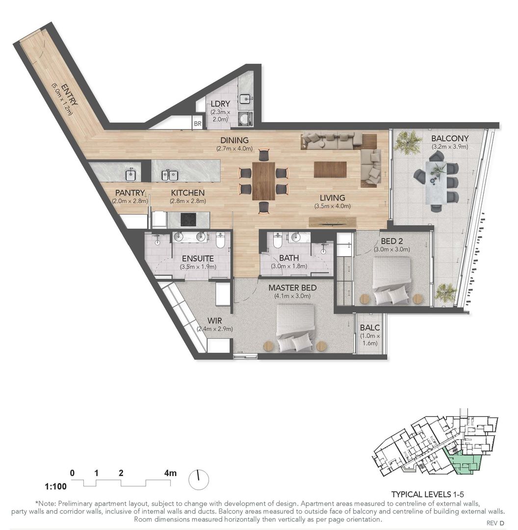 Last two-bedroom apartment in Taylor