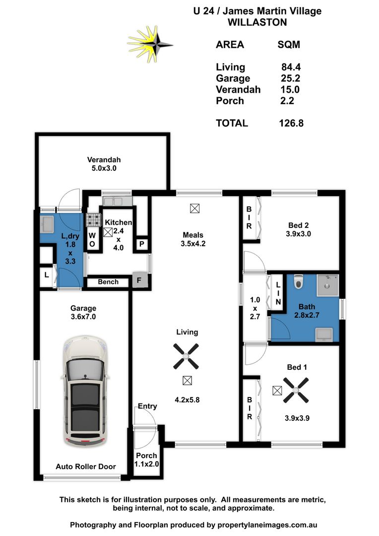 Spacious Two Bedroom Home