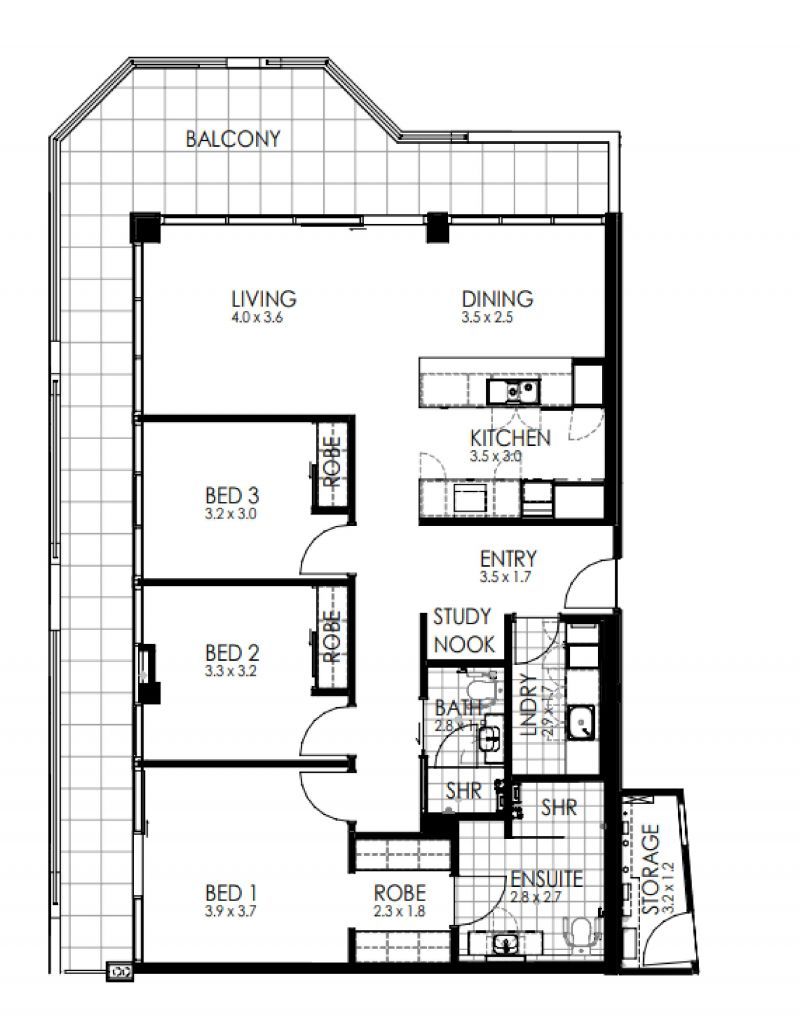 Stunning views from this 6th floor apartment!