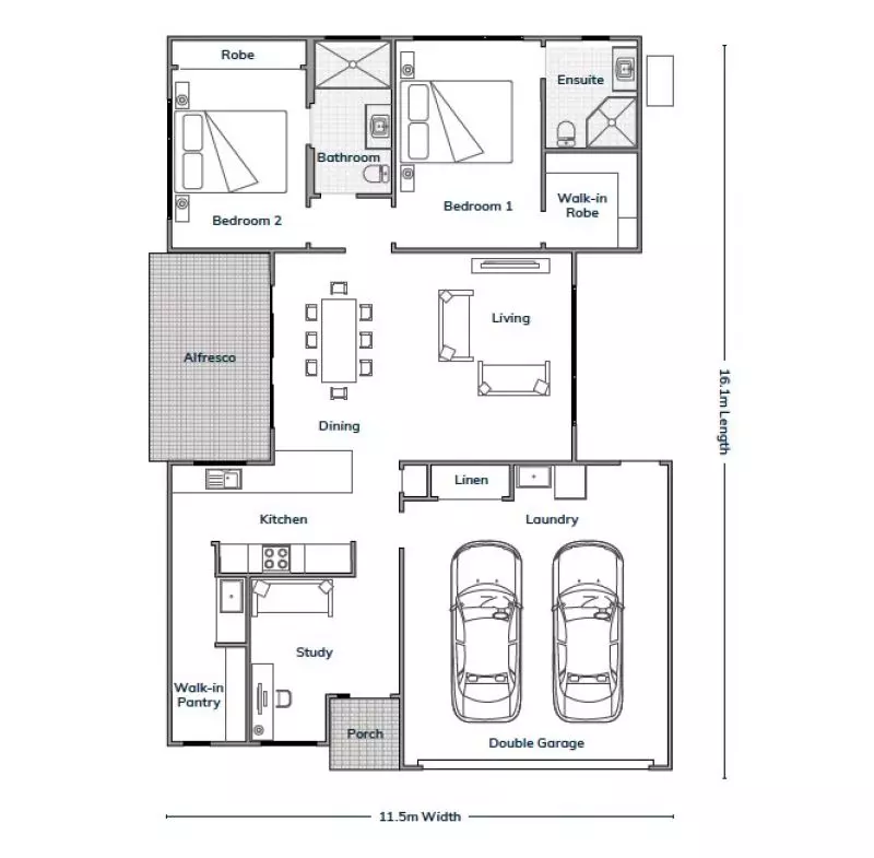 Perfectly designed for downsizers